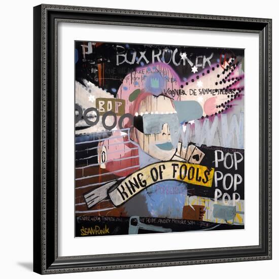 King of Fools-Sean Punk-Framed Art Print