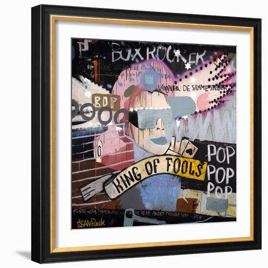 King of Fools-Sean Punk-Framed Art Print