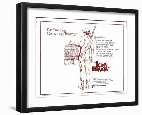 King of Hearts, 1967-null-Framed Art Print