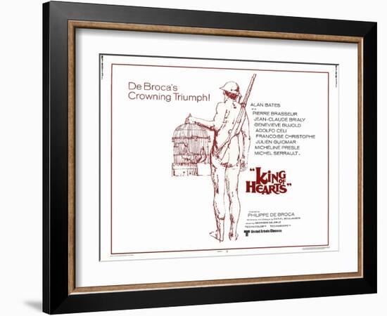 King of Hearts, 1967-null-Framed Art Print