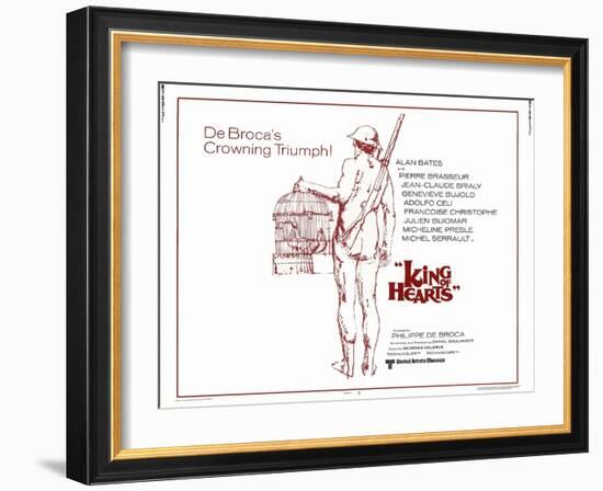 King of Hearts, 1967-null-Framed Art Print