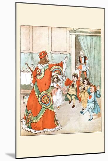 King of Hearts Called for Those Tarts and Beat the Knave Full Sore-Randolph Caldecott-Mounted Art Print