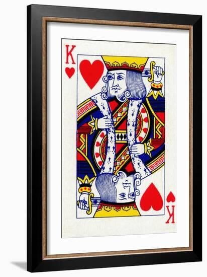 King of Hearts from a deck of Goodall & Son Ltd. playing cards, c1940-Unknown-Framed Giclee Print