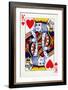 King of Hearts from a deck of Goodall & Son Ltd. playing cards, c1940-Unknown-Framed Giclee Print