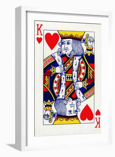 King of Hearts from a deck of Goodall & Son Ltd. playing cards, c1940-Unknown-Framed Giclee Print