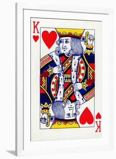 King of Hearts from a deck of Goodall & Son Ltd. playing cards, c1940-Unknown-Framed Giclee Print