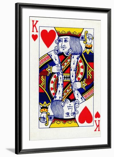 King of Hearts from a deck of Goodall & Son Ltd. playing cards, c1940-Unknown-Framed Giclee Print