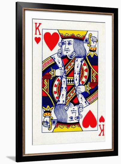 King of Hearts from a deck of Goodall & Son Ltd. playing cards, c1940-Unknown-Framed Giclee Print