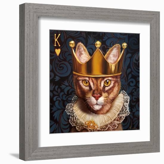 King of Hearts-Lucia Heffernan-Framed Art Print