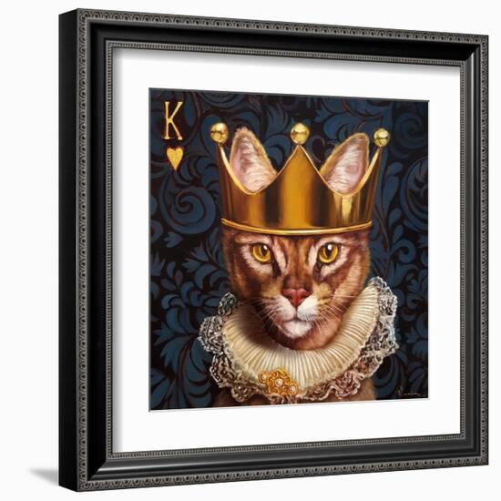 King of Hearts-Lucia Heffernan-Framed Art Print