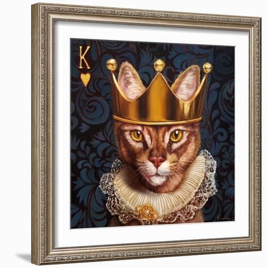 King of Hearts-Lucia Heffernan-Framed Art Print