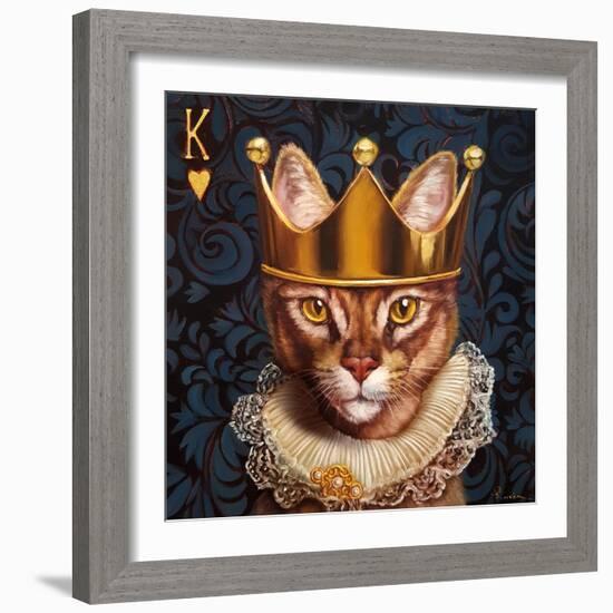 King of Hearts-Lucia Heffernan-Framed Art Print