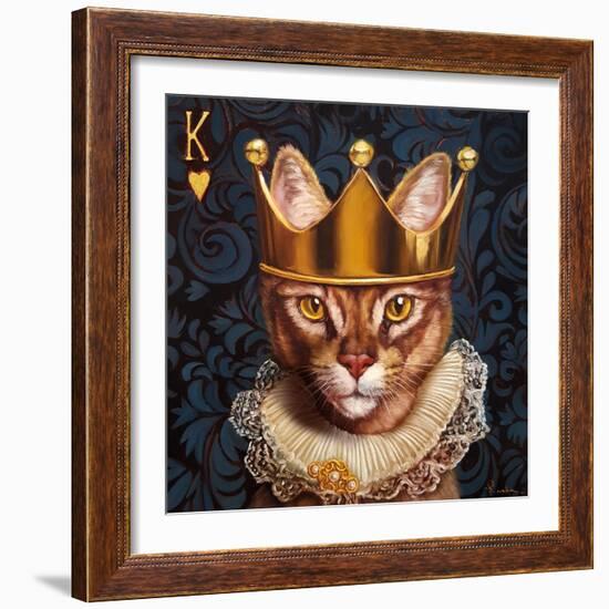 King of Hearts-Lucia Heffernan-Framed Art Print