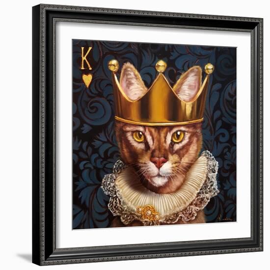 King of Hearts-Lucia Heffernan-Framed Art Print