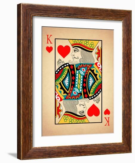 King of Hearts-Mark Rogan-Framed Art Print