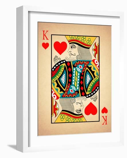 King of Hearts-Mark Rogan-Framed Art Print