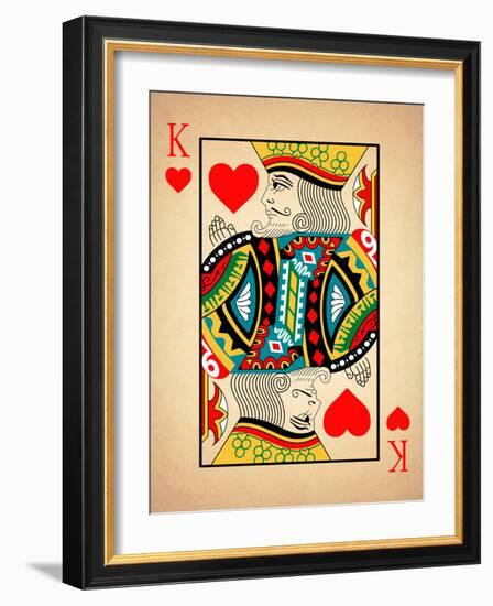 King of Hearts-Mark Rogan-Framed Art Print