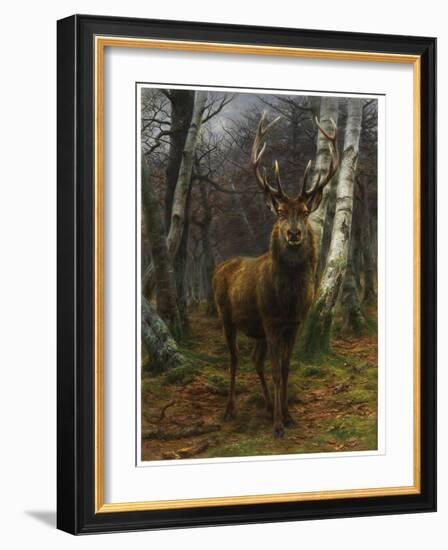 King of the Forest, 1878 (Oil on Canvas)-Rosa Bonheur-Framed Giclee Print