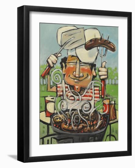 King of the Grill-Tim Nyberg-Framed Giclee Print