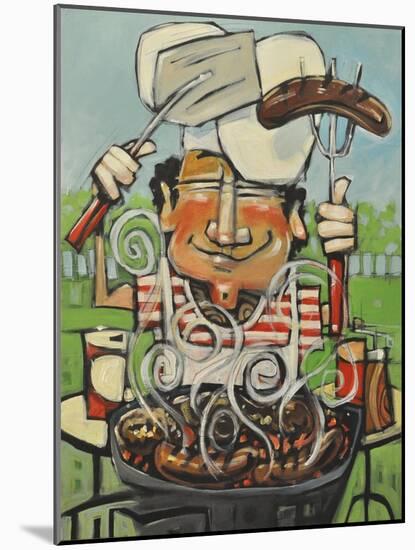 King of the Grill-Tim Nyberg-Mounted Giclee Print