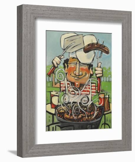 King of the Grill-Tim Nyberg-Framed Giclee Print