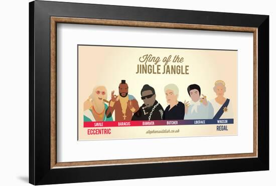 King of the Jingle Jangle-Stephen Wildish-Framed Art Print