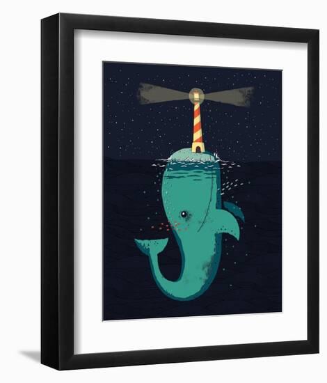 King of the Narwhals-Michael Buxton-Framed Art Print