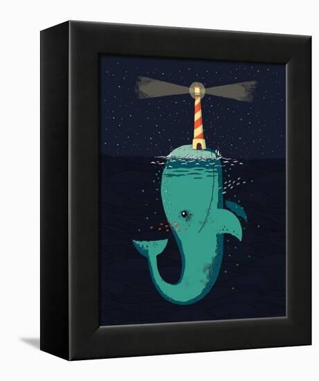 King of the Narwhals-Michael Buxton-Framed Stretched Canvas