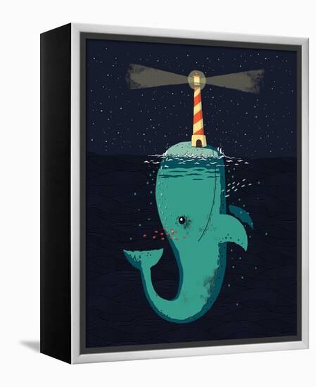 King of the Narwhals-Michael Buxton-Framed Stretched Canvas