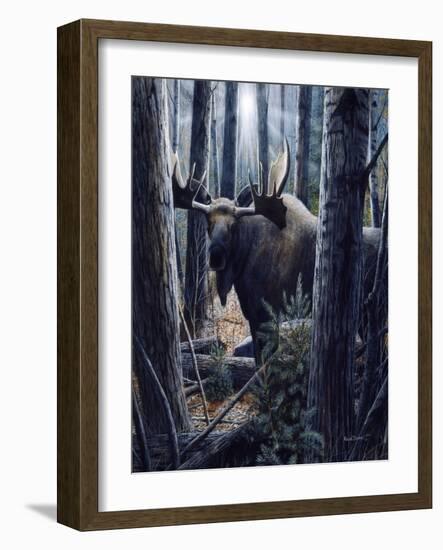 King of the Northwoods-Kevin Daniel-Framed Art Print