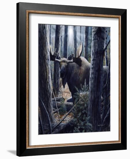 King of the Northwoods-Kevin Daniel-Framed Art Print