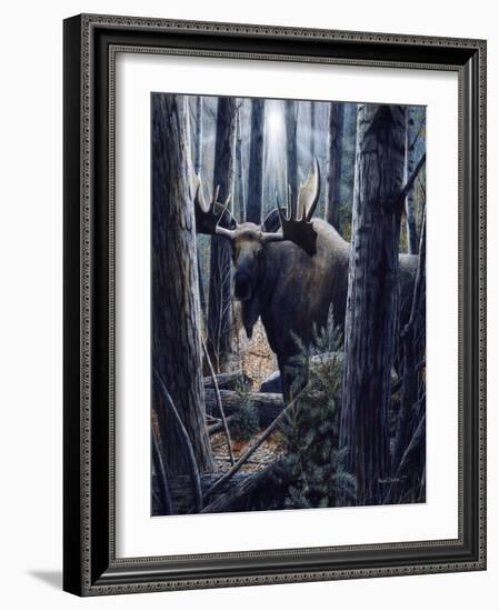 King of the Northwoods-Kevin Daniel-Framed Art Print