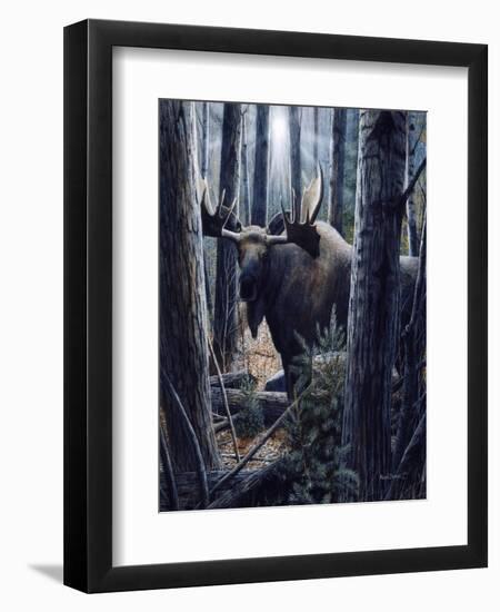 King of the Northwoods-Kevin Daniel-Framed Art Print