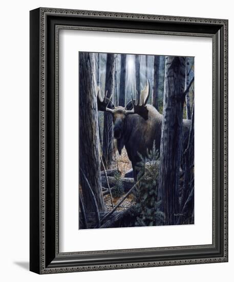 King of the Northwoods-Kevin Daniel-Framed Art Print