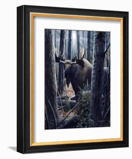 King of the Northwoods-Kevin Daniel-Framed Art Print