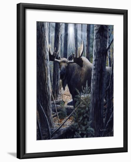 King of the Northwoods-Kevin Daniel-Framed Art Print