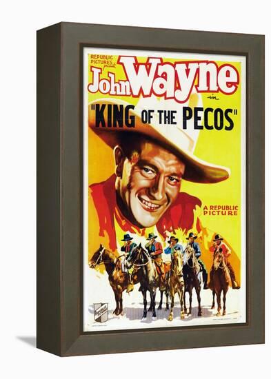 King of the Pecos, 1936-null-Framed Stretched Canvas