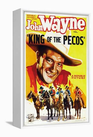 King of the Pecos, 1936-null-Framed Stretched Canvas