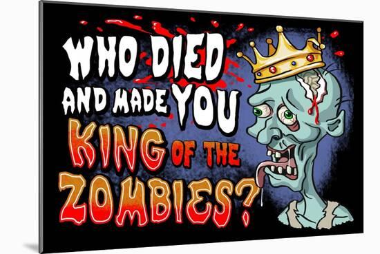 King of the Zombies-Lantern Press-Mounted Art Print