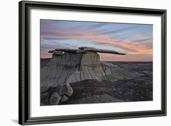 King of Wings at Sunset, Bisti Wilderness, New Mexico, United States of America, North America-James Hager-Framed Photographic Print