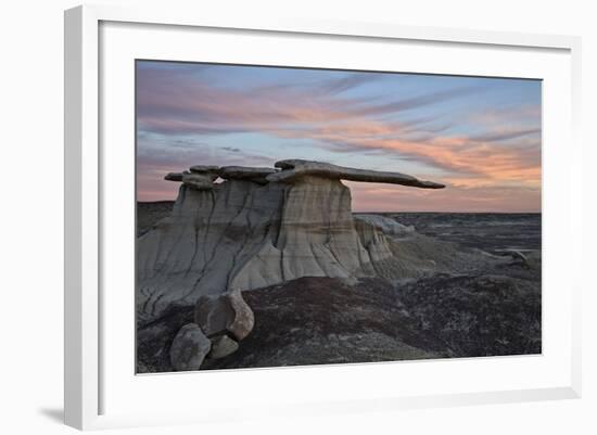 King of Wings at Sunset, Bisti Wilderness, New Mexico, United States of America, North America-James Hager-Framed Photographic Print