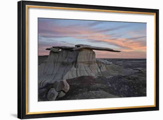 King of Wings at Sunset, Bisti Wilderness, New Mexico, United States of America, North America-James Hager-Framed Photographic Print