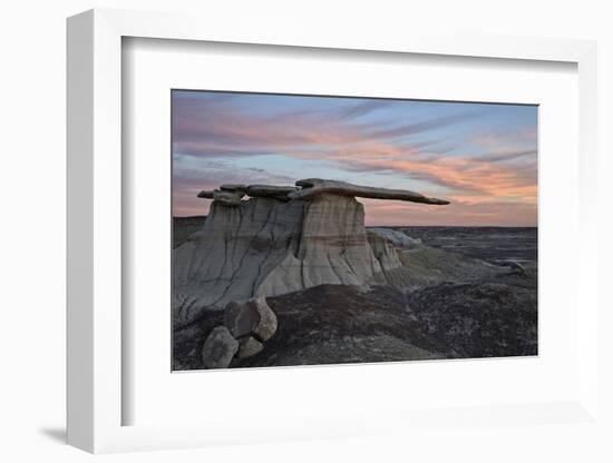 King of Wings at Sunset, Bisti Wilderness, New Mexico, United States of America, North America-James Hager-Framed Photographic Print