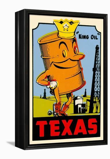 King Oil Decal-null-Framed Stretched Canvas