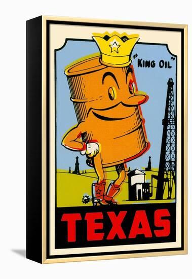 King Oil Decal-null-Framed Stretched Canvas