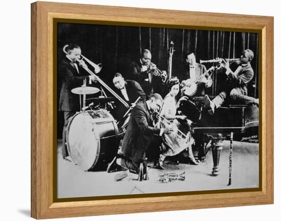 King Oliver's Creole Jazz Band, 1920-null-Framed Premier Image Canvas