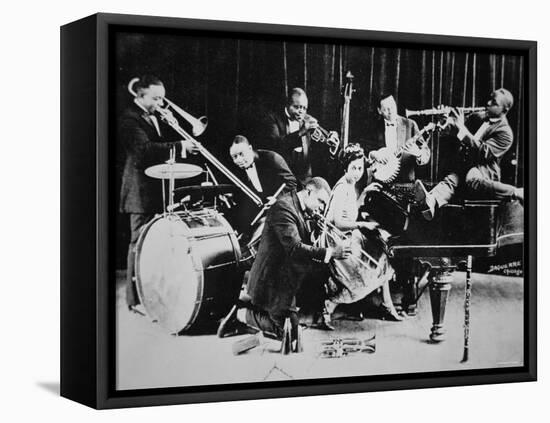 King Oliver's Creole Jazz Band, 1920-null-Framed Premier Image Canvas