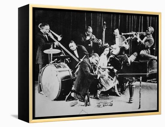 King Oliver's Creole Jazz Band, 1920-null-Framed Premier Image Canvas