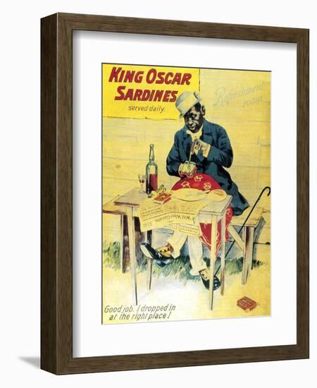 King Oscar Sardines-null-Framed Art Print
