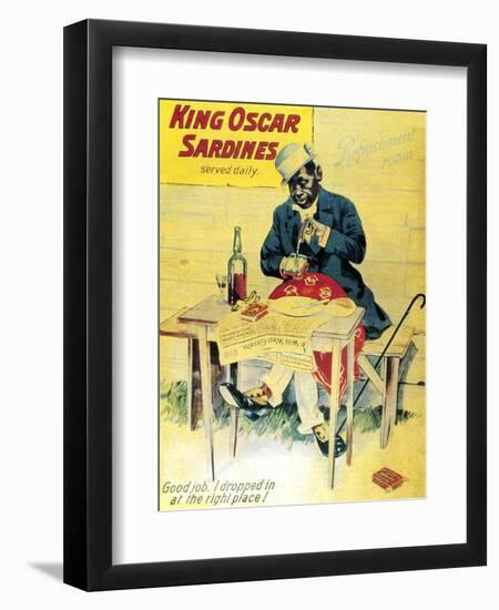 King Oscar Sardines-null-Framed Art Print